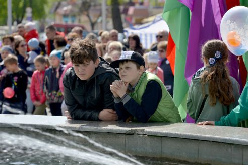 Фотофакт. Сезон фонтанов открыт в Гомеле