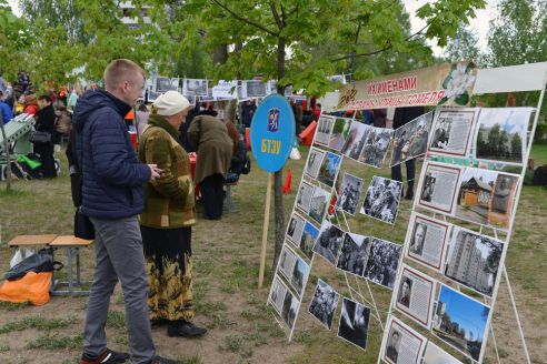 Хук от спецназовца и солдатская каша: как отметили 9 Мая в Советском районе