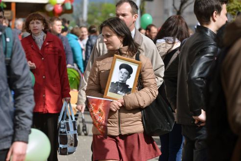 Фотофакт. В Гомеле широко отметили День Победы