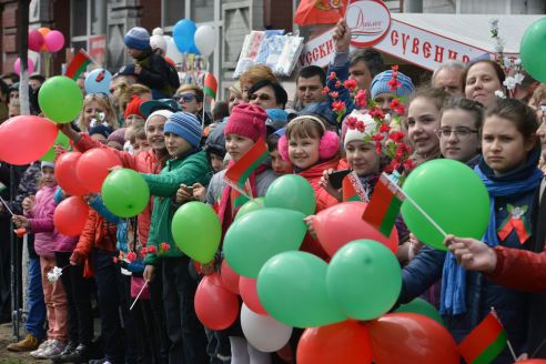 Фотофакт. В Гомеле широко отметили День Победы