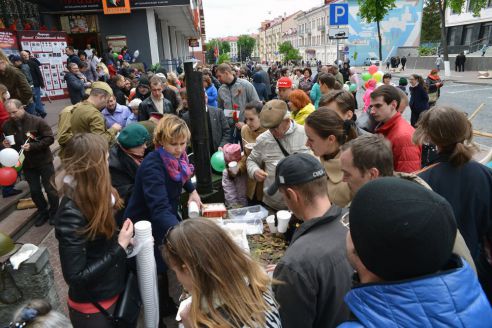 Фотофакт. В Гомеле широко отметили День Победы