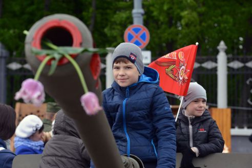 Фотофакт. В Гомеле широко отметили День Победы
