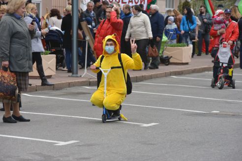 Фотофакт. В Гомеле широко отметили День Победы