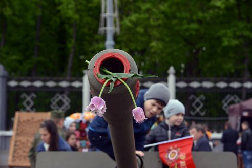 Фотофакт. В Гомеле широко отметили День Победы