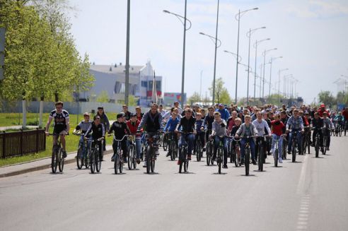 В Лиде прошел велопробег