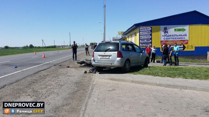 В Речице 31-летний мужчина на мотоцикле разбился насмерть