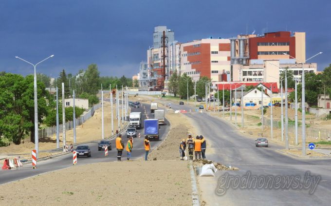 В молодом гродненском микрорайоне Ольшанка откроют детский сад, амбулаторию и шестиполоску с путепроводом