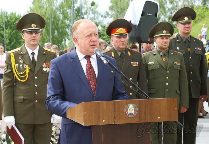 Военную присягу приняли новобранцы частей Гродненского гарнизона и Гродненской пограничной группы
