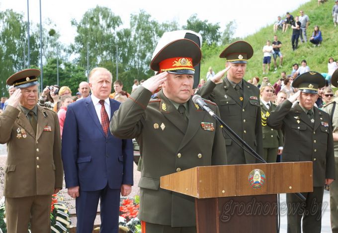 Военную присягу приняли новобранцы частей Гродненского гарнизона и Гродненской пограничной группы