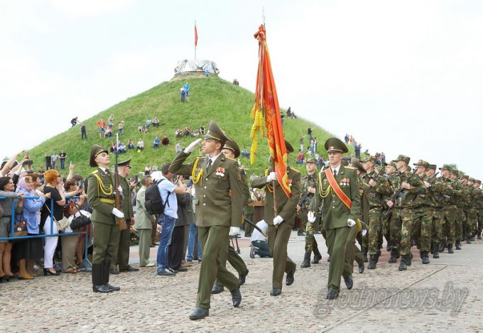 Военную присягу приняли новобранцы частей Гродненского гарнизона и Гродненской пограничной группы