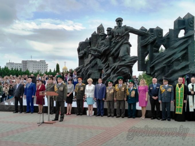 Военную присягу приняли новобранцы частей Гродненского гарнизона и Гродненской пограничной группы