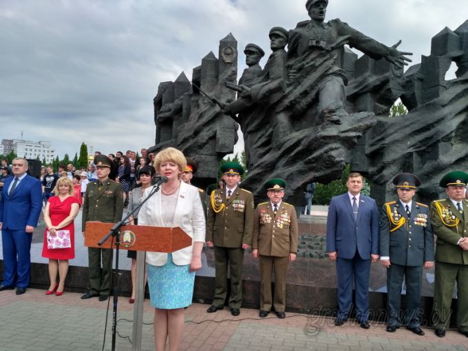 Военную присягу приняли новобранцы частей Гродненского гарнизона и Гродненской пограничной группы