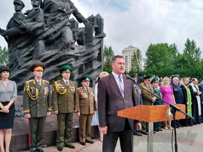 Военную присягу приняли новобранцы частей Гродненского гарнизона и Гродненской пограничной группы