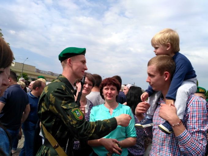 Военную присягу приняли новобранцы частей Гродненского гарнизона и Гродненской пограничной группы