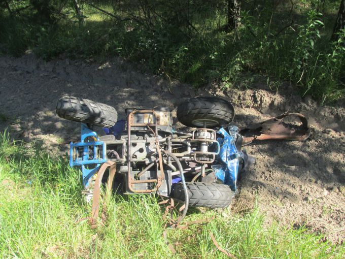 В Калинковичском районе разбились квадроциклист-пенсионер и водитель "Урала"