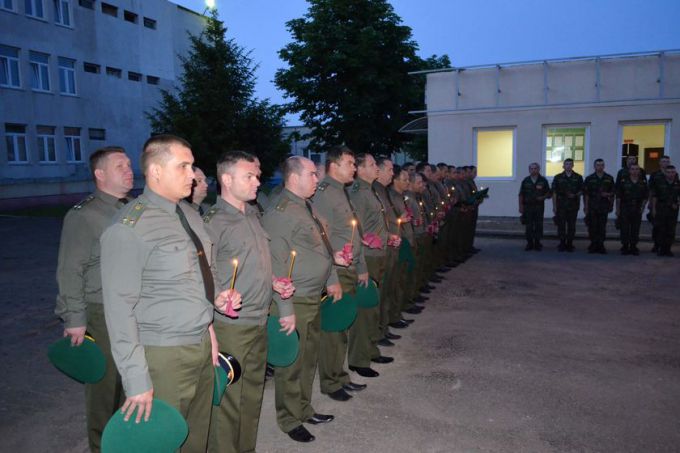 Гомельские пограничники приняли участие в памятных мероприятиях, посвященных Дню всенародной памяти жертв Великой Отечественной войны