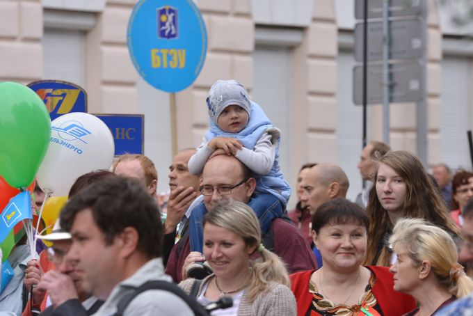 Беларуси посвящается. Праздничное шествие ко Дню Независимости в Гомеле