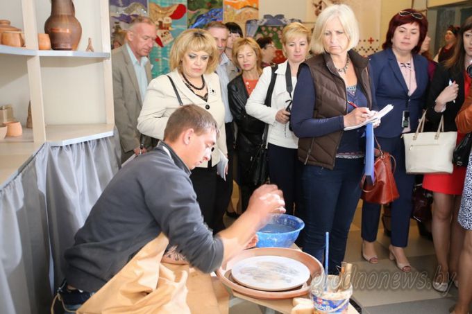 Пресс-конференция председателя облисполкома Владимира Кравцова в Лиде