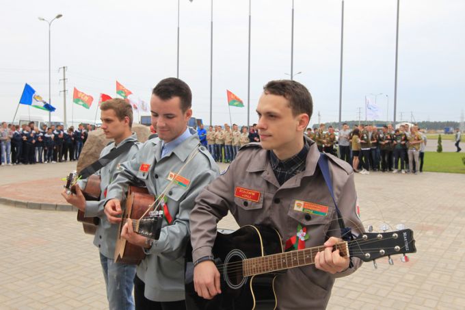 На Всебелорусской молодежной стройке открыт третий трудовой семестр