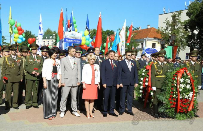 В Гродно отметили 73-ю годовщину освобождения города (Больше фото)