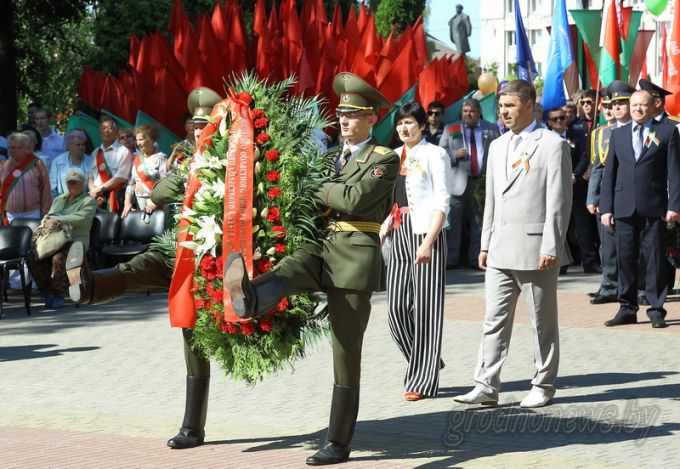 В Гродно отметили 73-ю годовщину освобождения города (Больше фото)
