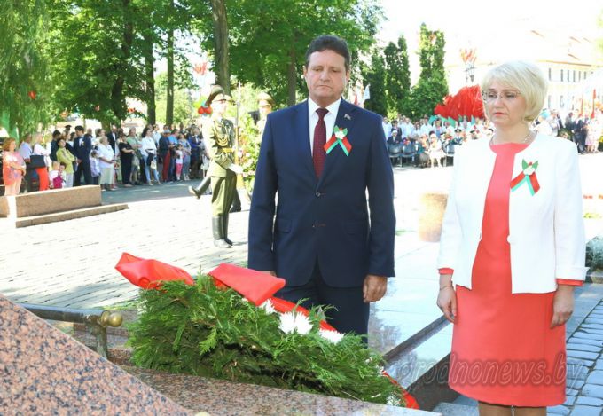 В Гродно отметили 73-ю годовщину освобождения города (Больше фото)