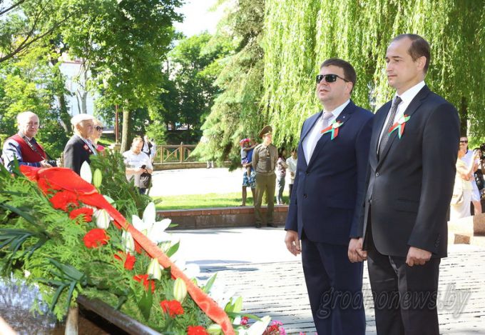 В Гродно отметили 73-ю годовщину освобождения города (Больше фото)