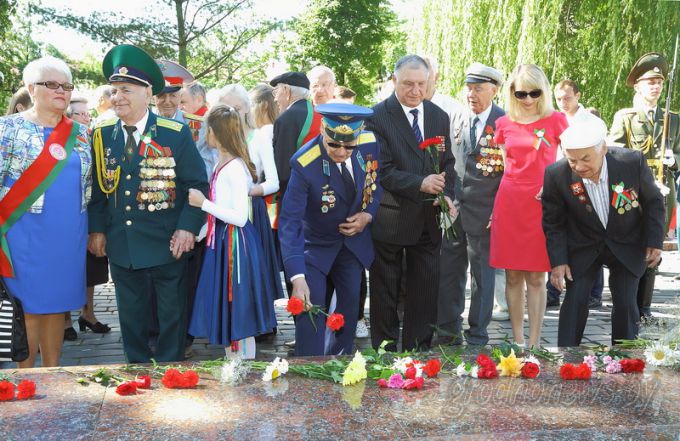 В Гродно отметили 73-ю годовщину освобождения города (Больше фото)