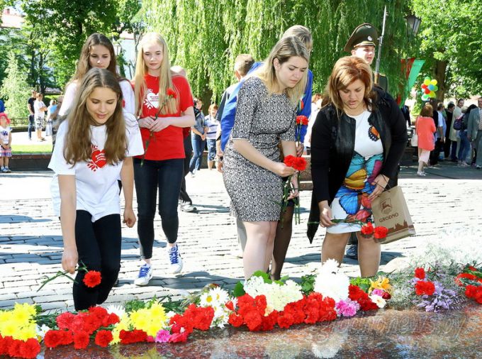 В Гродно отметили 73-ю годовщину освобождения города (Больше фото)