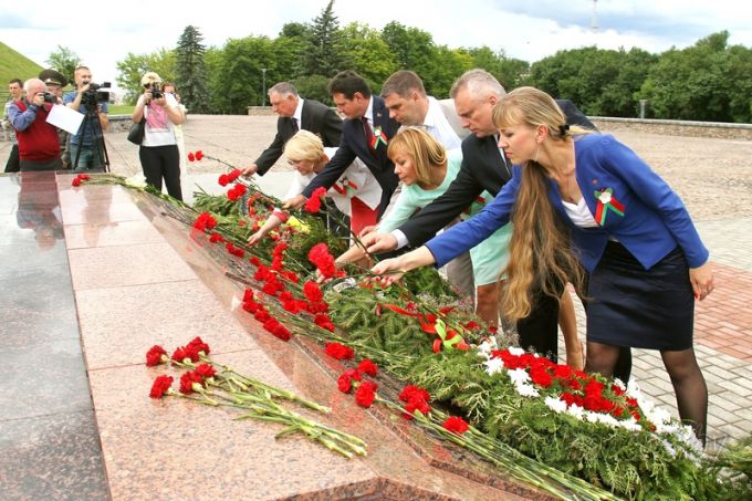 В Гродно отметили 73-ю годовщину освобождения города (Больше фото)