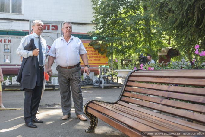 Председатель Гомельского горисполкома Пётр Кириченко провёл встречу на заводе "Центролит"