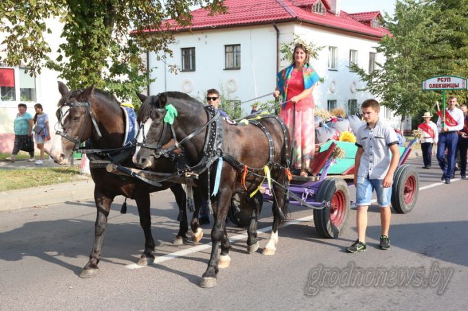 Берестовицкий район первым на Гродненщине справил «Дажынкі»