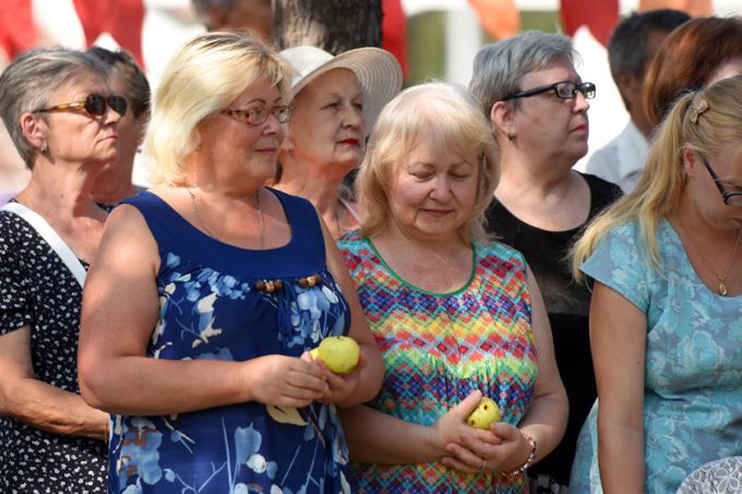 В Советском районе Яблочный Спас отметили под открытым небом