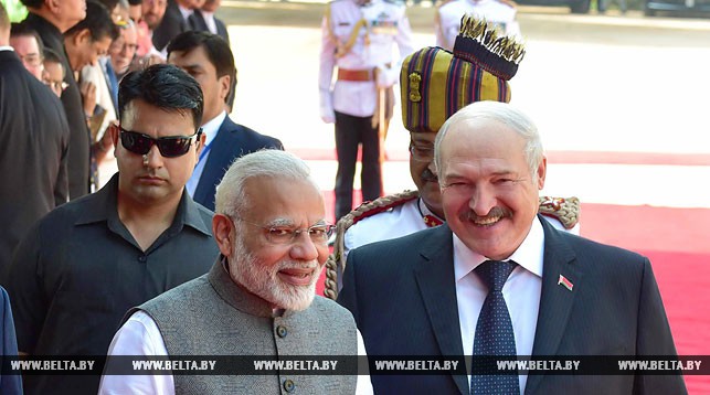 Ряд двусторонних договоренностей достигнут в ходе официального визита Александра Лукашенко в Индию