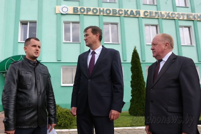 Первый заместитель главы Администрации Президента Республики Беларусь Максим Рыженков сегодня посетил Вороновский район (Дополнено)