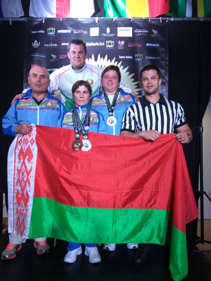 Белорусы завоевали три призовые медали на чемпионате мира по армрестлингу