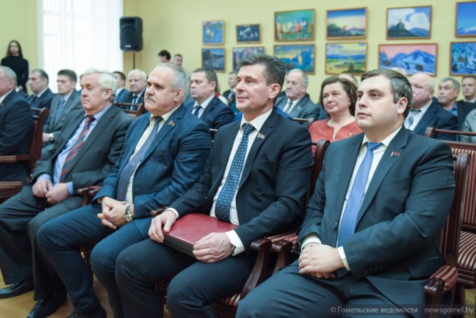 Торжественное собрание, посвящённое 100-летию Гомельского городского Совета депутатов