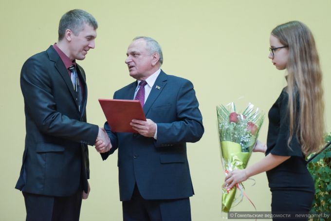 Торжественное собрание, посвящённое 100-летию Гомельского городского Совета депутатов