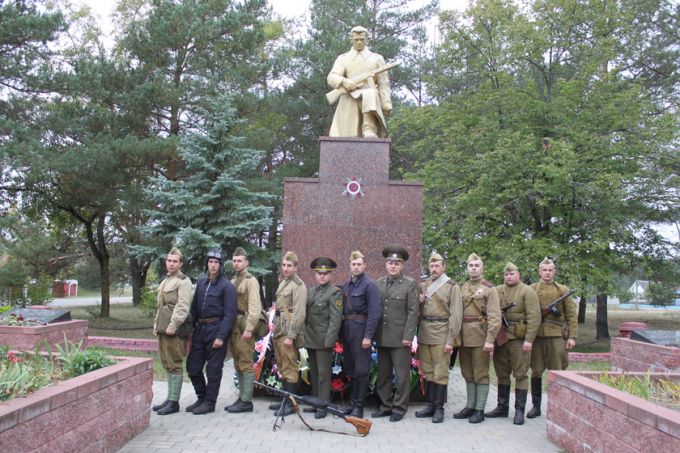 На территории Терюхского сельсовета Гомельского района прошел ретро-пробег по местам боевых действий 1943 года