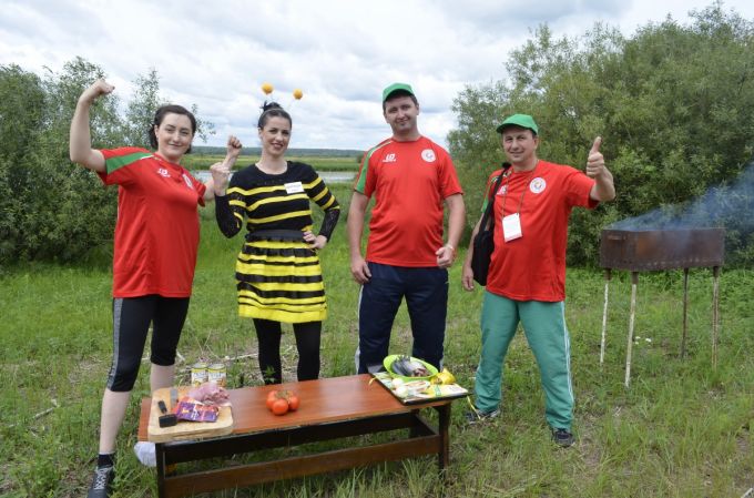 В Рогачевском районе прошел первый областной туристический слет среди 10 коллективов первой группы предприятий ЖКХ Гомельской области