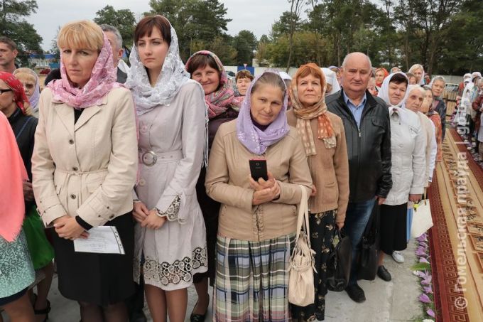 В Речице торжественно отпраздновали 145-летие со дня первого освещения Свято-Успенского собора