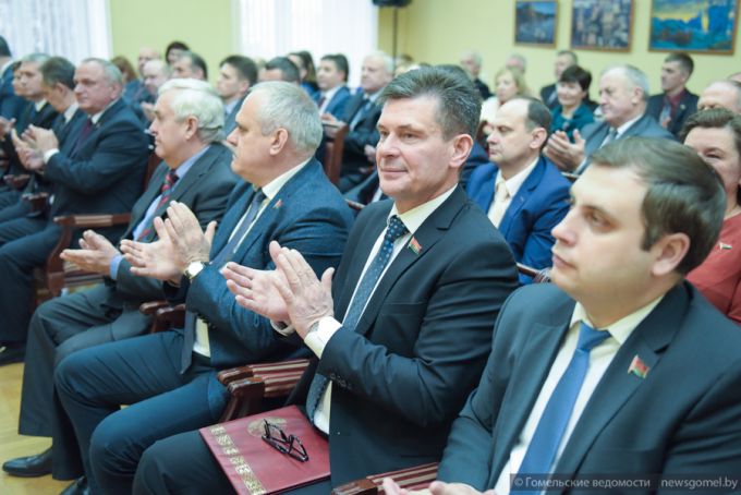 В Гомеле прошло торжественное собрание к 100-летию городского Совета депутатов