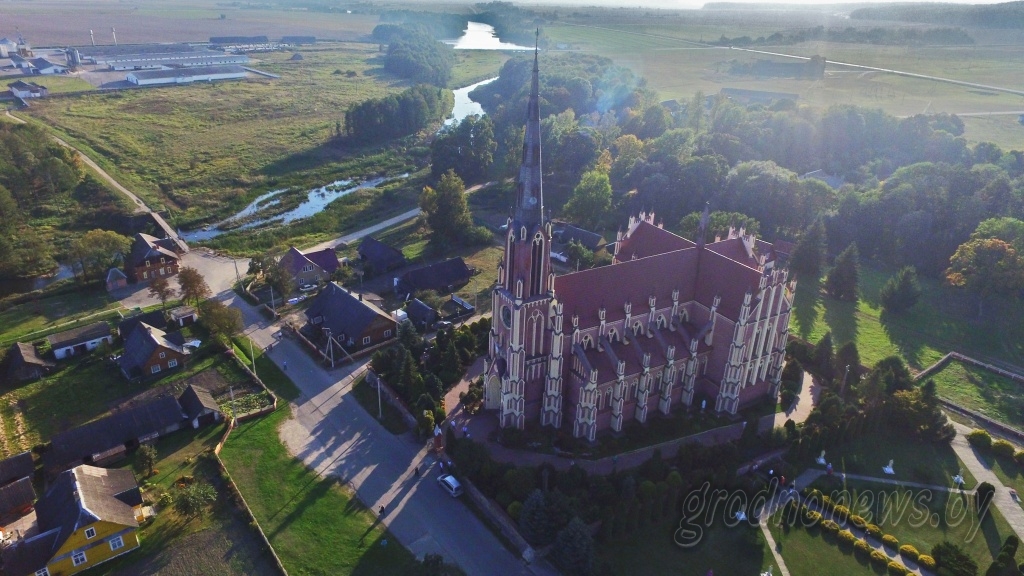 Троицкий костел в деревне Гервяты